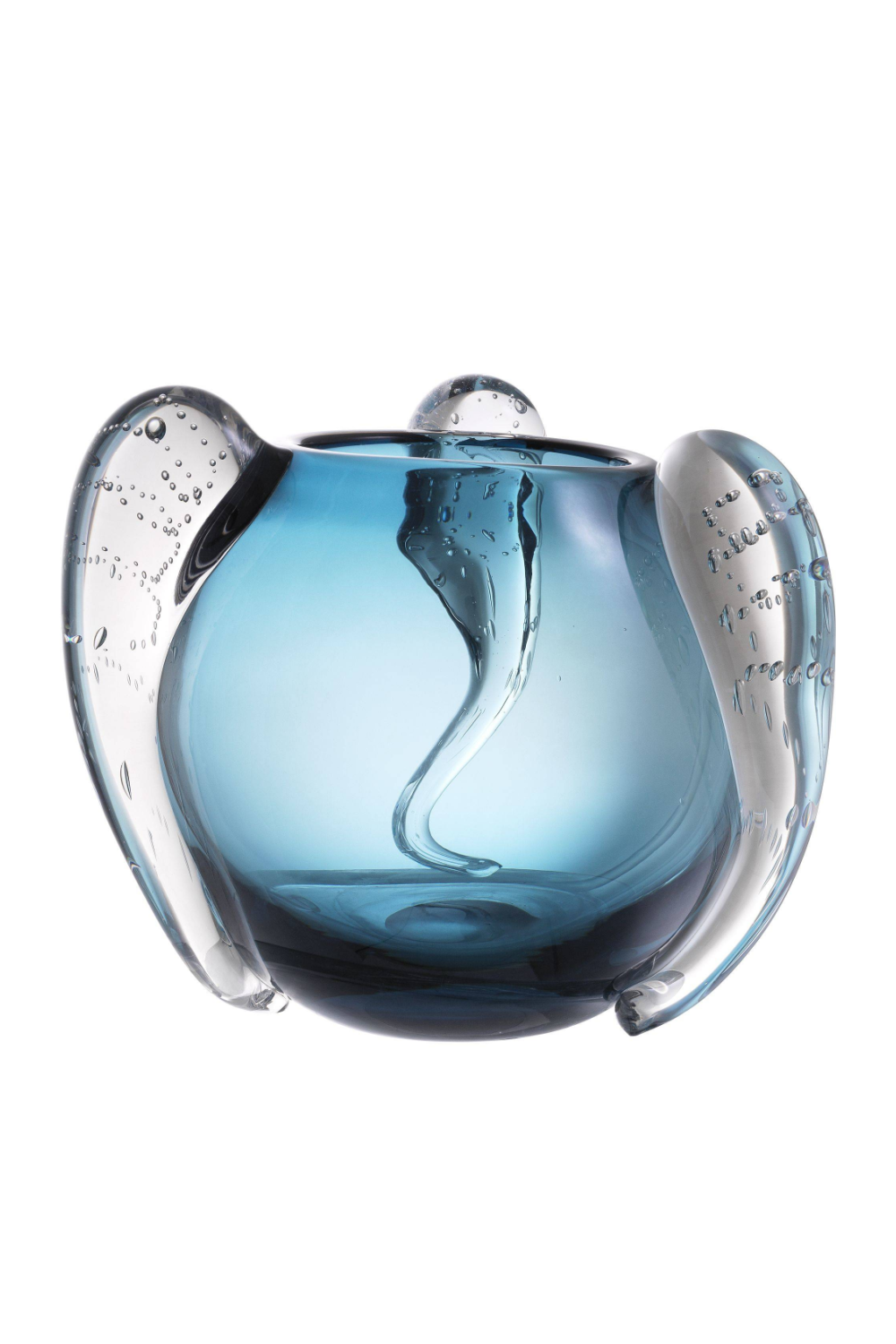 Blue Handblown Glass Vase | Eichholtz Sianluca S | OROA