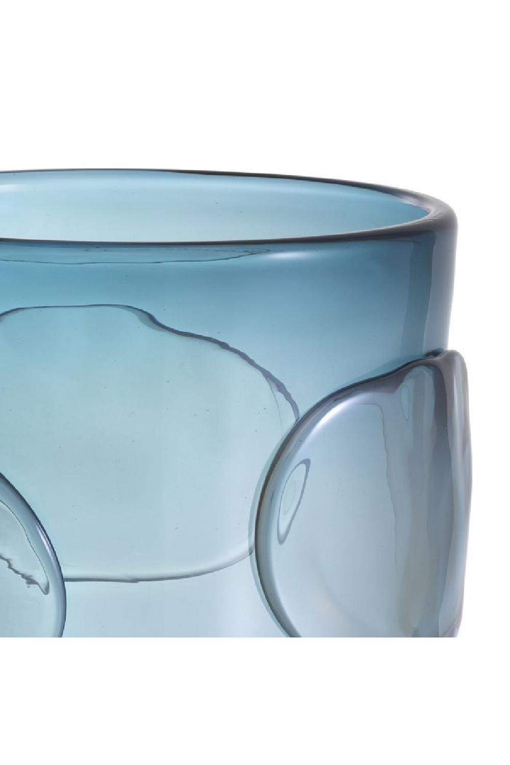 Blue Handblown Glass Vase | Eichholtz Valerio L | OROA