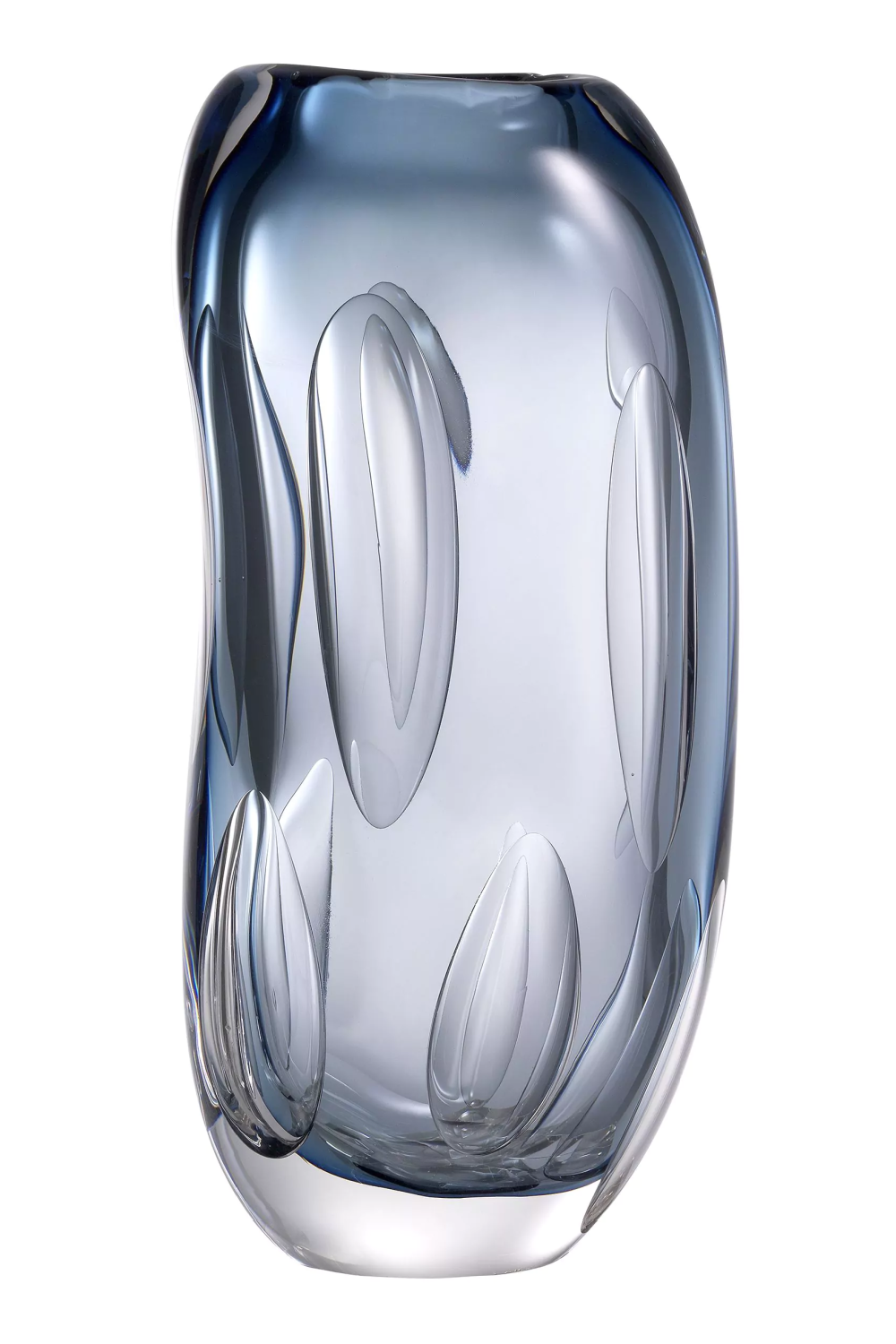 Blue Handblown Glass Vase | Eichholtz Sianni M | Oroa.com