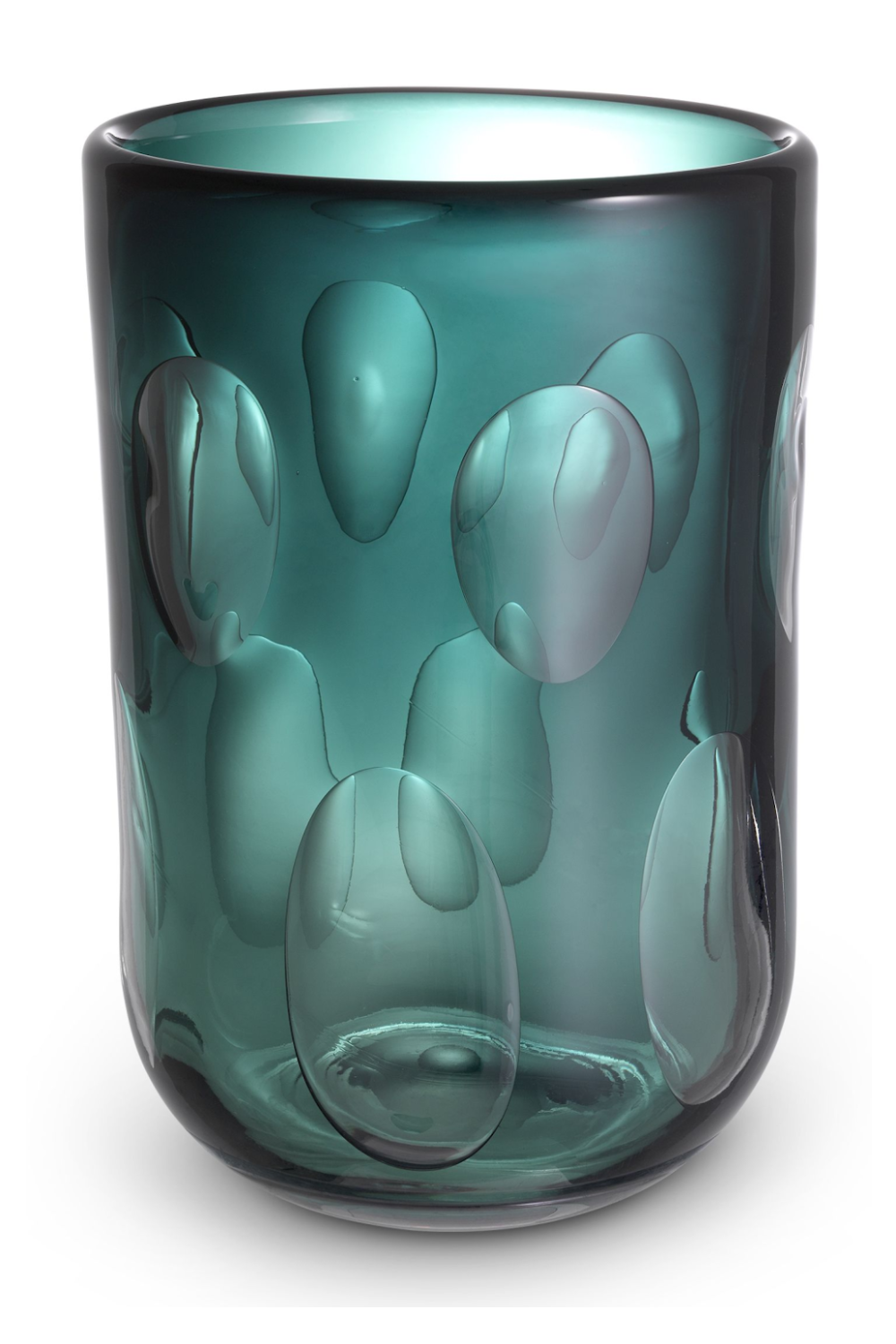 Green Handblown Glass Vase | Eichholtz Nino L | Oroa.com