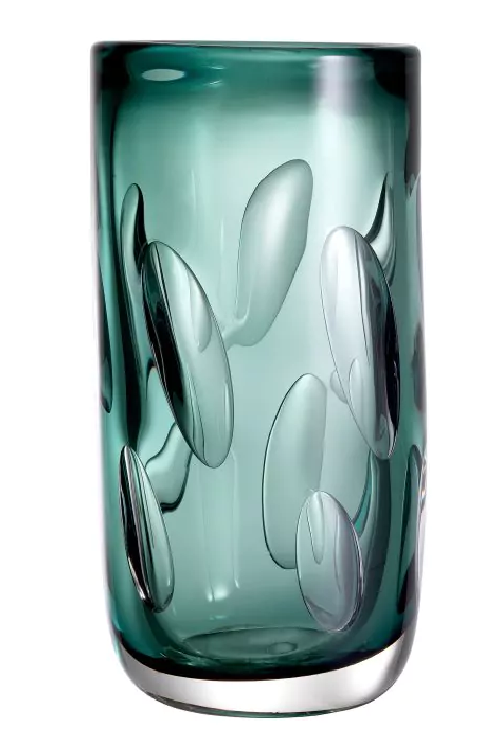 Green Handblown Glass Vase | Eichholtz Nino S | OROA.com