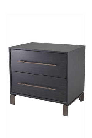 2 Drawer Gray Oak Nightstand | Eichholtz Canova | OROA