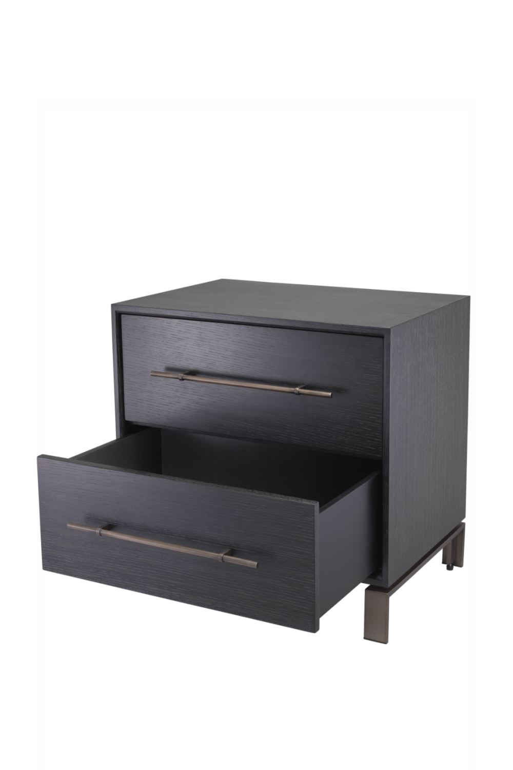 2 Drawer Gray Oak Nightstand | Eichholtz Canova | OROA