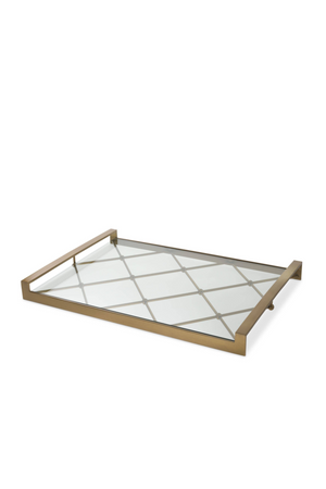 Brass Glass Tray | Eichholtz Goa | Oroa.com