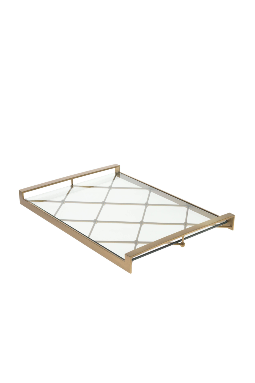Brass Glass Tray | Eichholtz Goa | Oroa.com