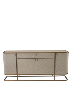 Woven Oak Brass Dresser | Eichholtz Napa Valley | Eichholtz Retailer