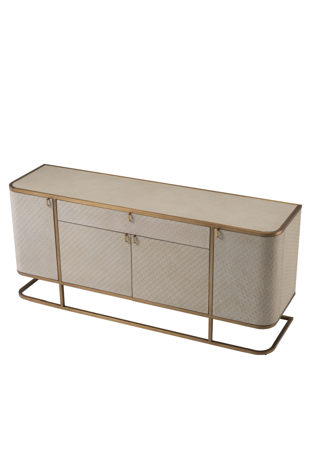 Woven Oak Brass Dresser | Eichholtz Napa Valley | Eichholtz Retailer