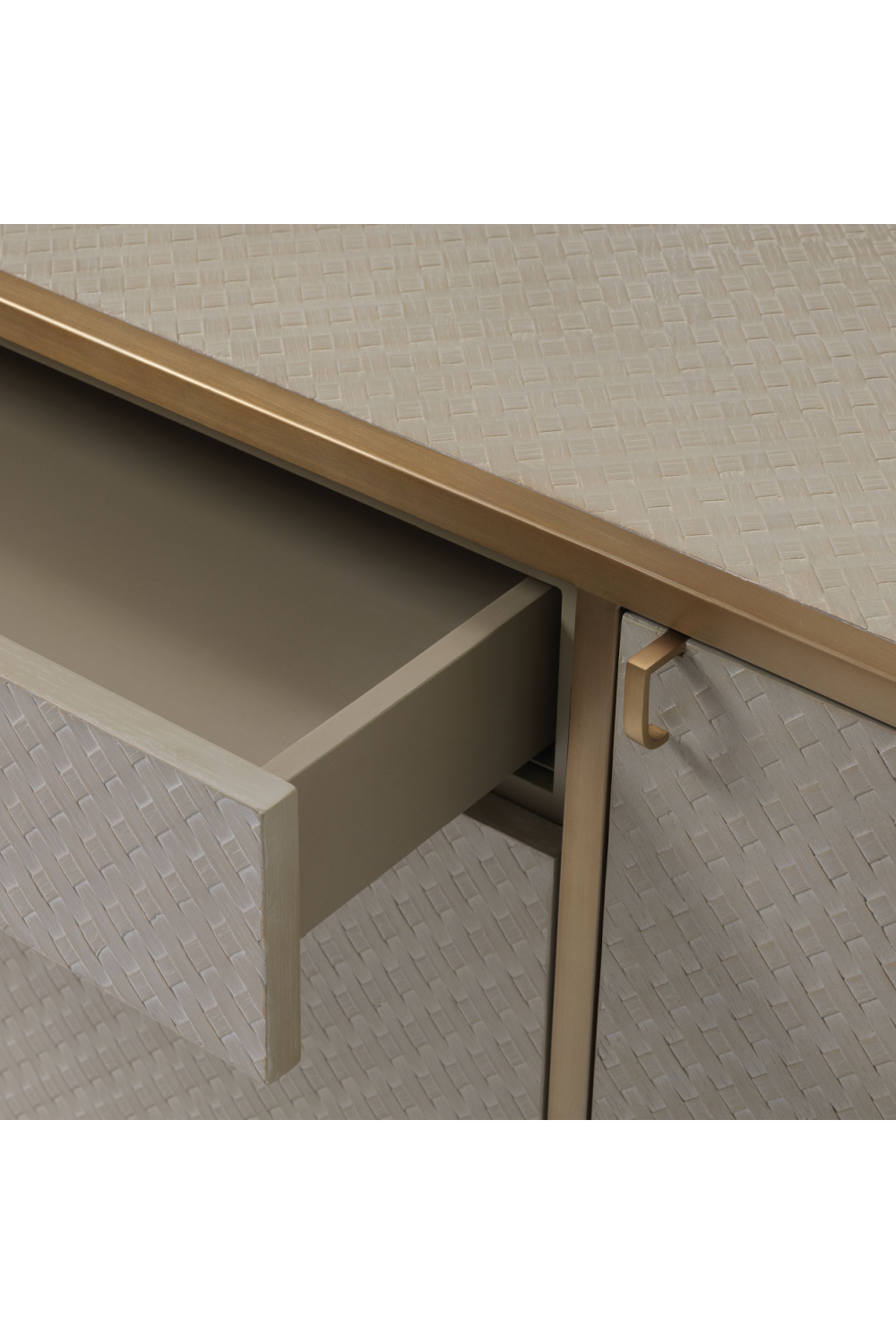 Woven Oak Brass Dresser | Eichholtz Napa Valley | Eichholtz Retailer