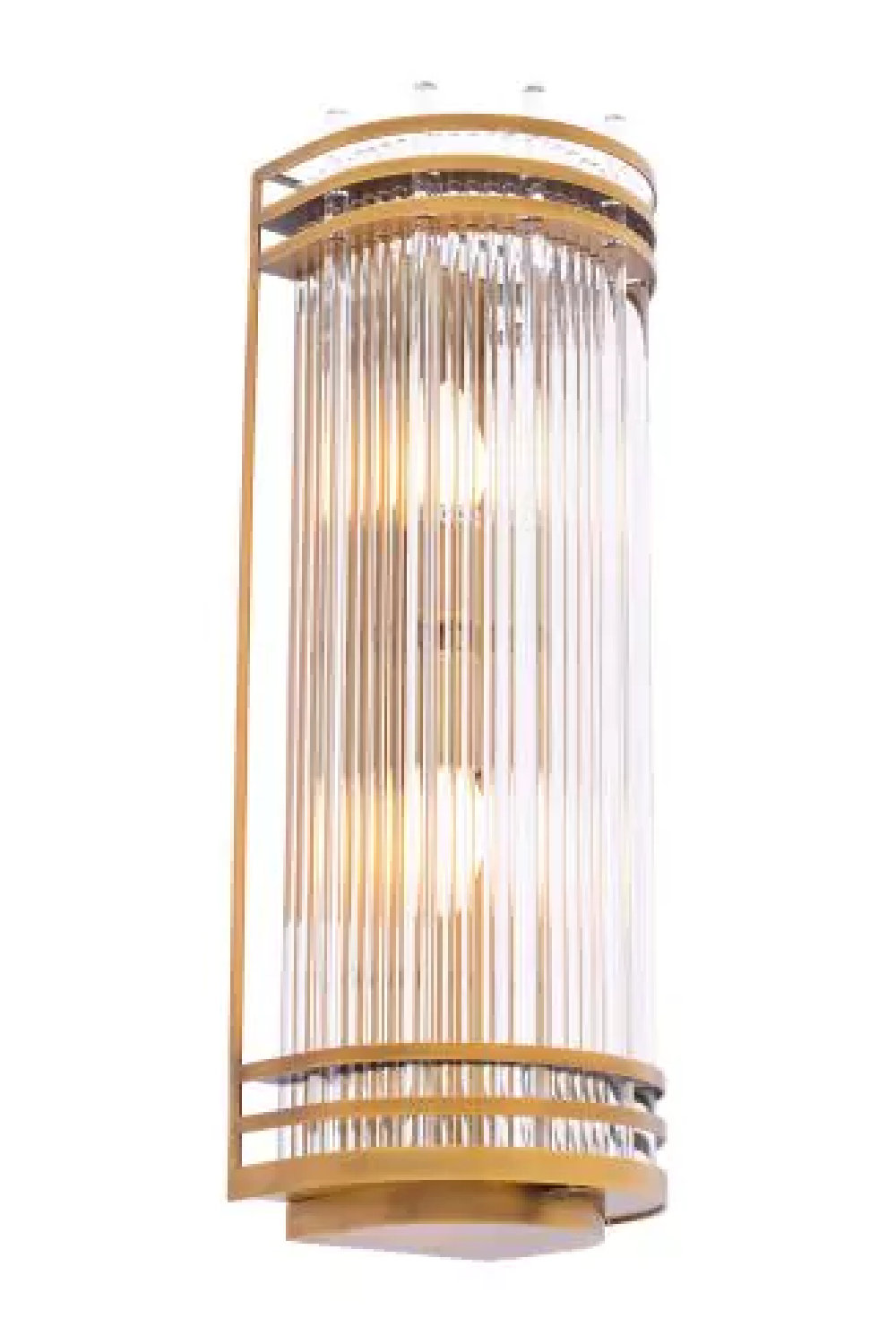 Antique Brass Glass Wall Lamp | Eichholtz Gulf L | Oroa.com