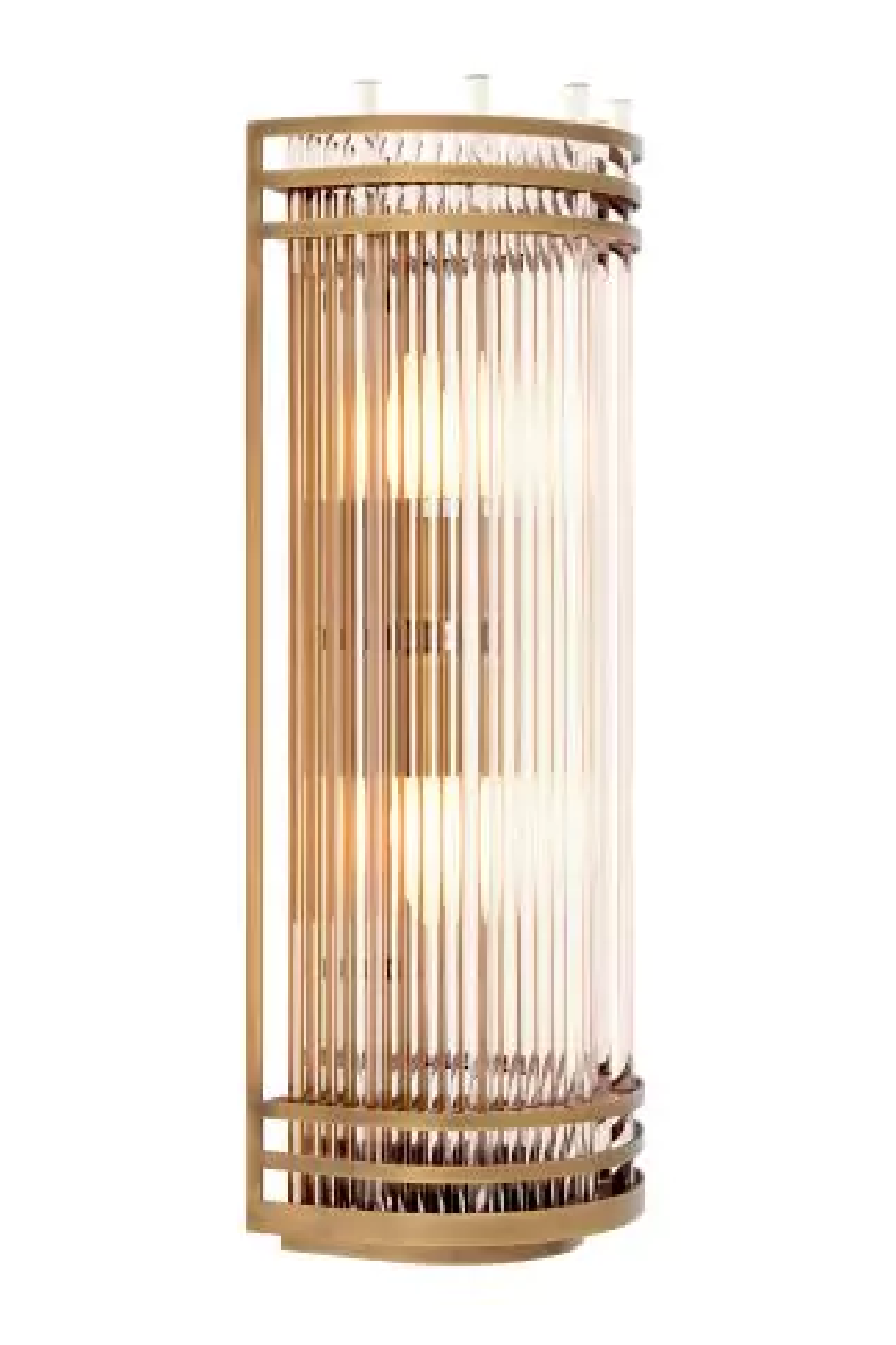 Antique Brass Glass Wall Lamp | Eichholtz Gulf L | Oroa.com