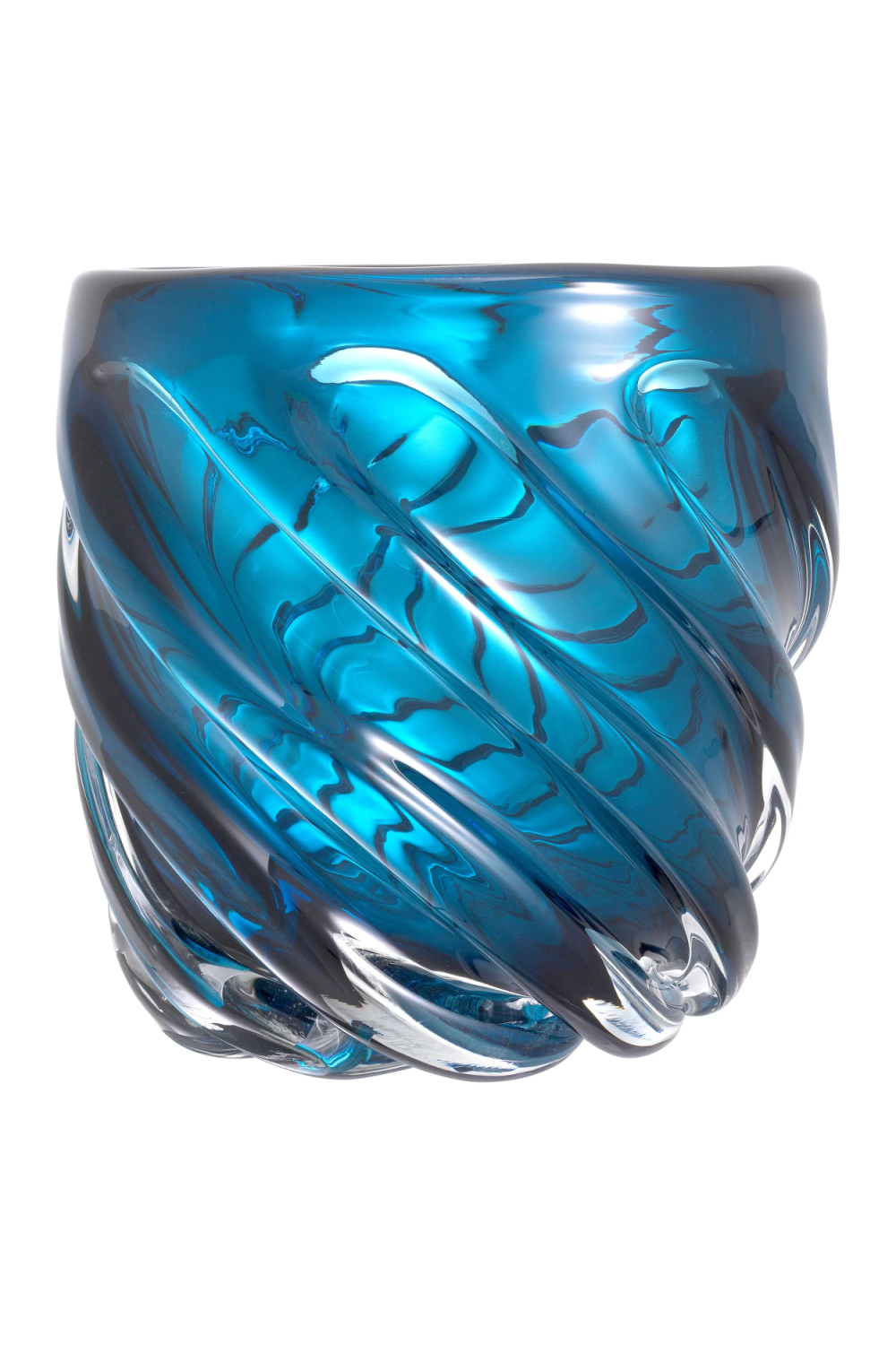 Blue Handblown Glass Vase | Eichholtz Angelito S | OROA.com