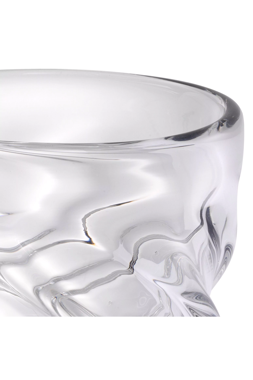 Clear Handblown Glass Vase | Eichholtz Angelito S | Oroa.com
