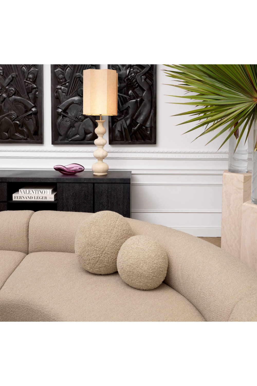 Canberra Sand Ball Pillow | Eichholtz Palla S | Oroa.com