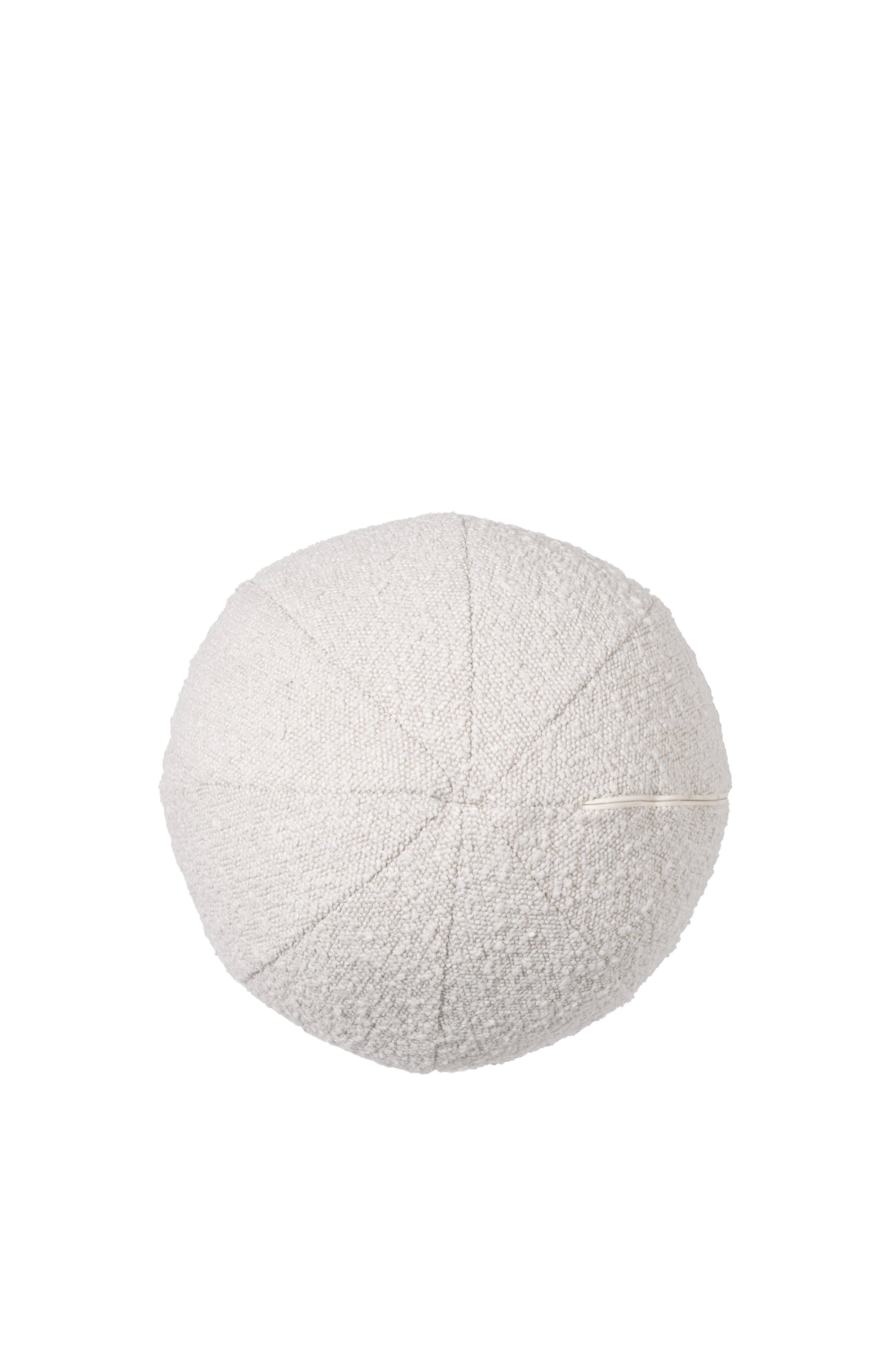 Boucle Cream Ball Shaped Pillow | Eichholtz Palla S | OROA.com