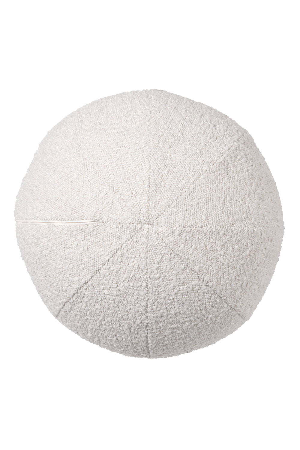 Bouclé Cream Ball Shaped Pillow | Eichholtz Palla L | OROA.com