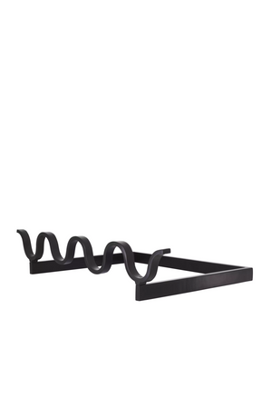 Black Minimalist Andiron | Eichholtz Barlieu | Oroa.com