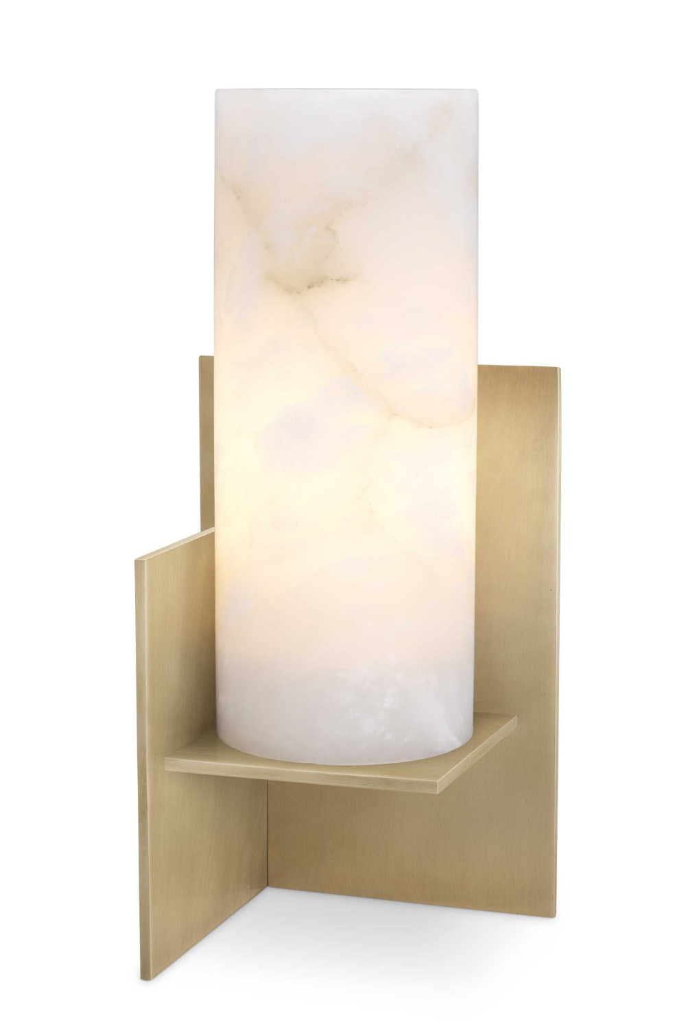 Antique Brass Alabaster Table Lamp | Eichholtz Frisco | OROA.com