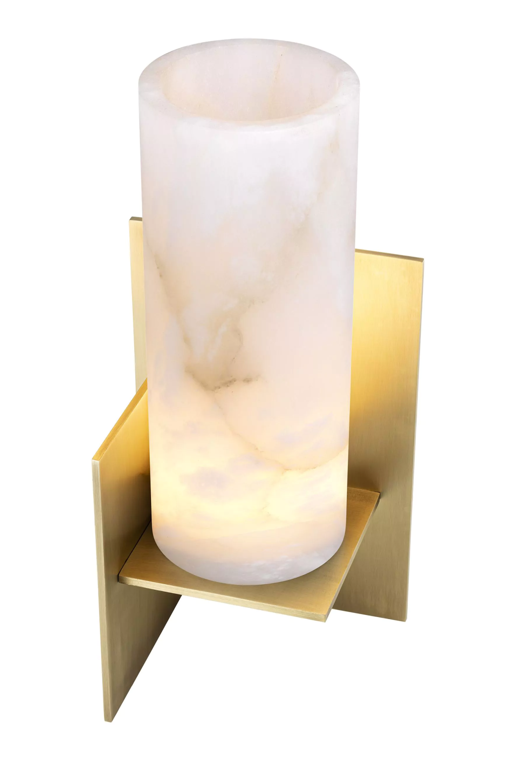 Antique Brass Alabaster Table Lamp | Eichholtz Frisco | OROA.com