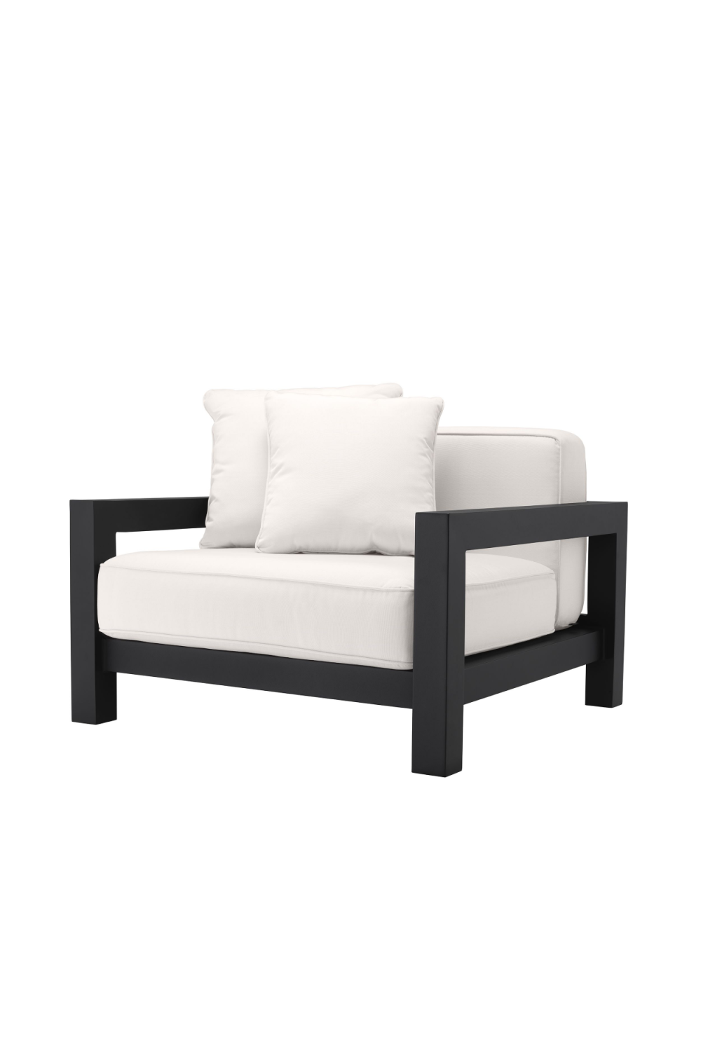 Black Sunbrella Outdoor Lounge Chair | Eichholtz Cap-Antibes | OROA TRADE