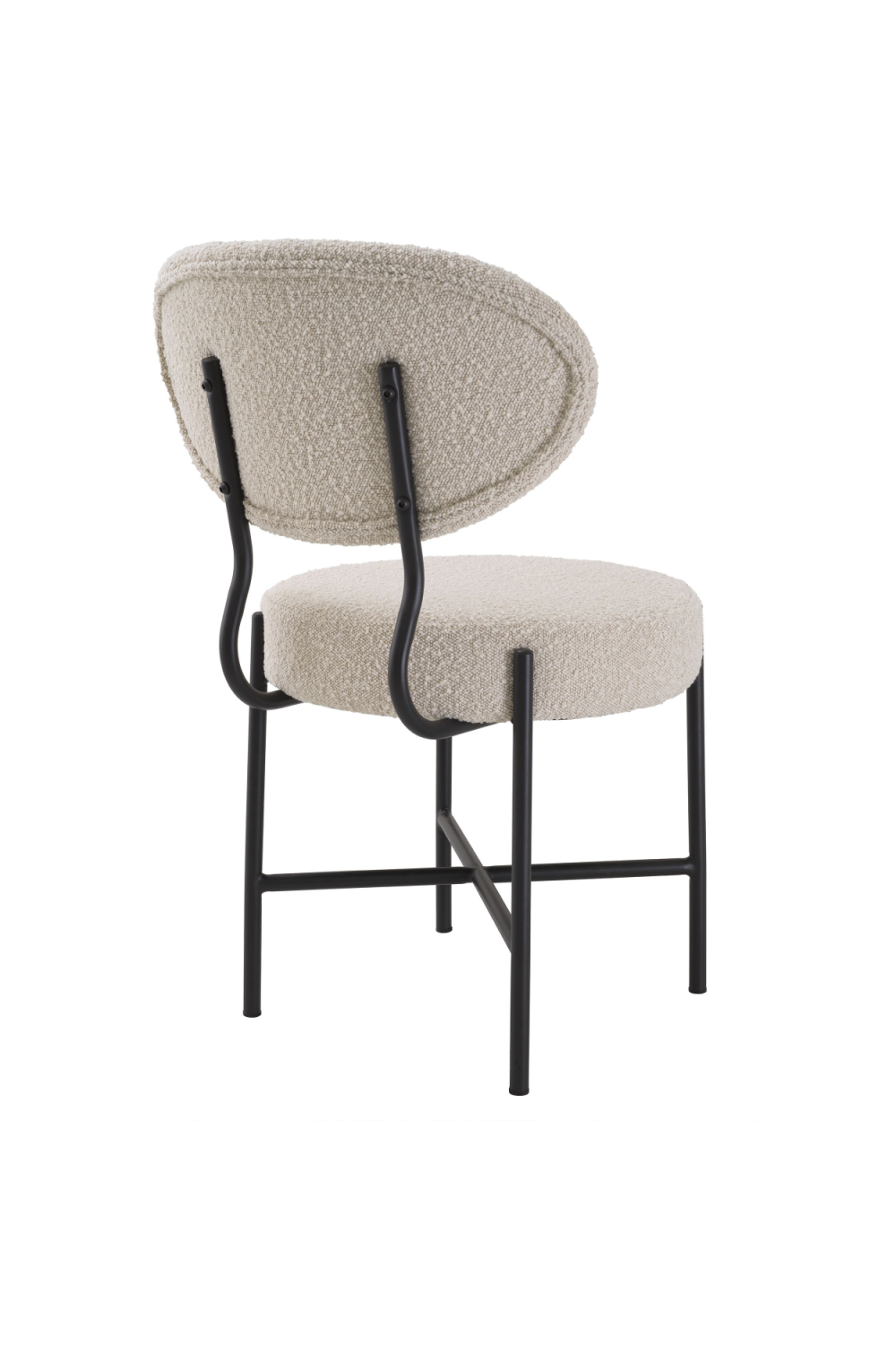 Cream Bouclé Dining Chairs (2) | Eichholtz Vicq  | Oroa.com