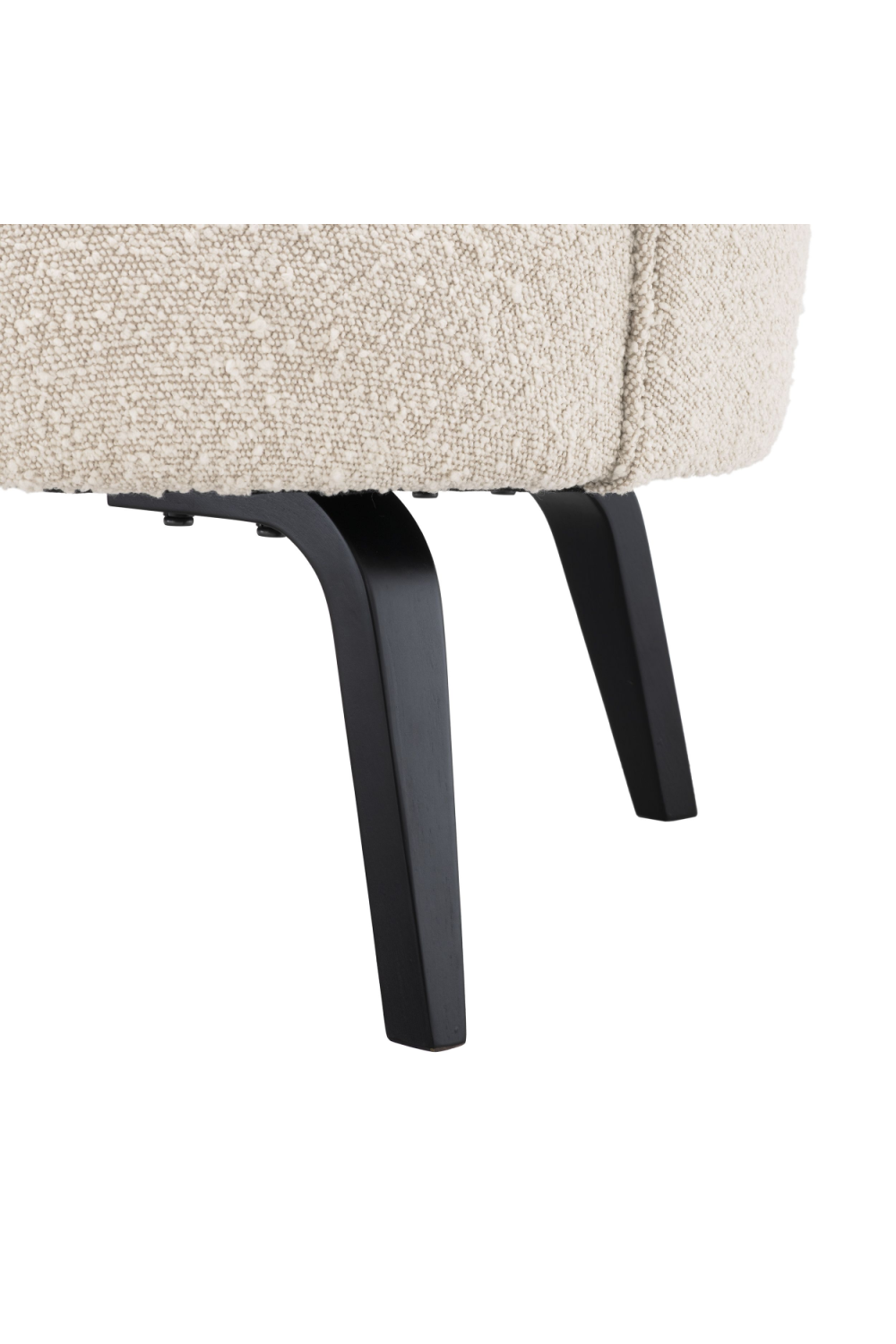 Cream Bouclé Bentwood Leg Accent Chair | Eichholtz Moretti | Oroa.com