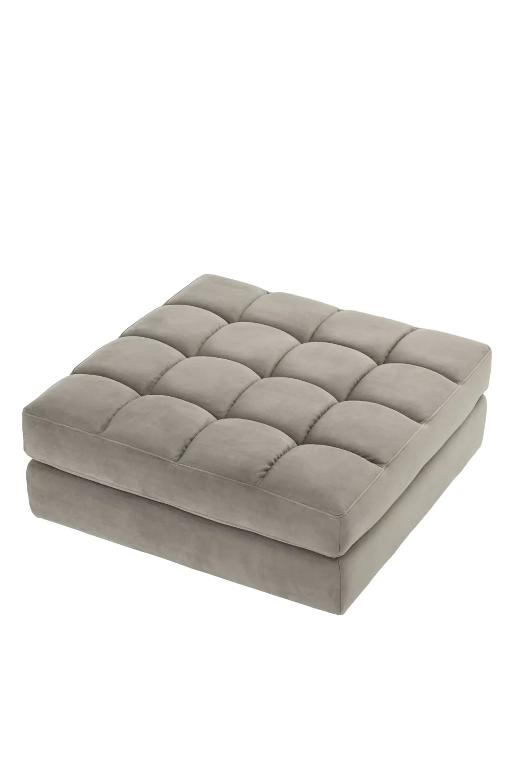 Greige Velvet Modular Sofa | Eichholtz Dean | Oroa.com