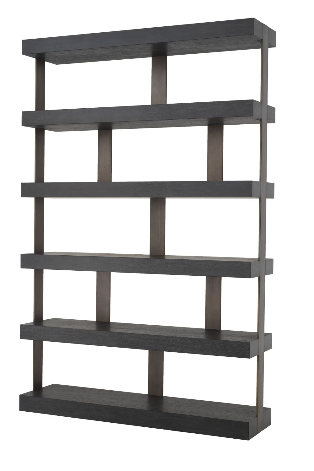 Bronze 5 Shelf Bookcase | Eichholtz Dalmar | OROA.com