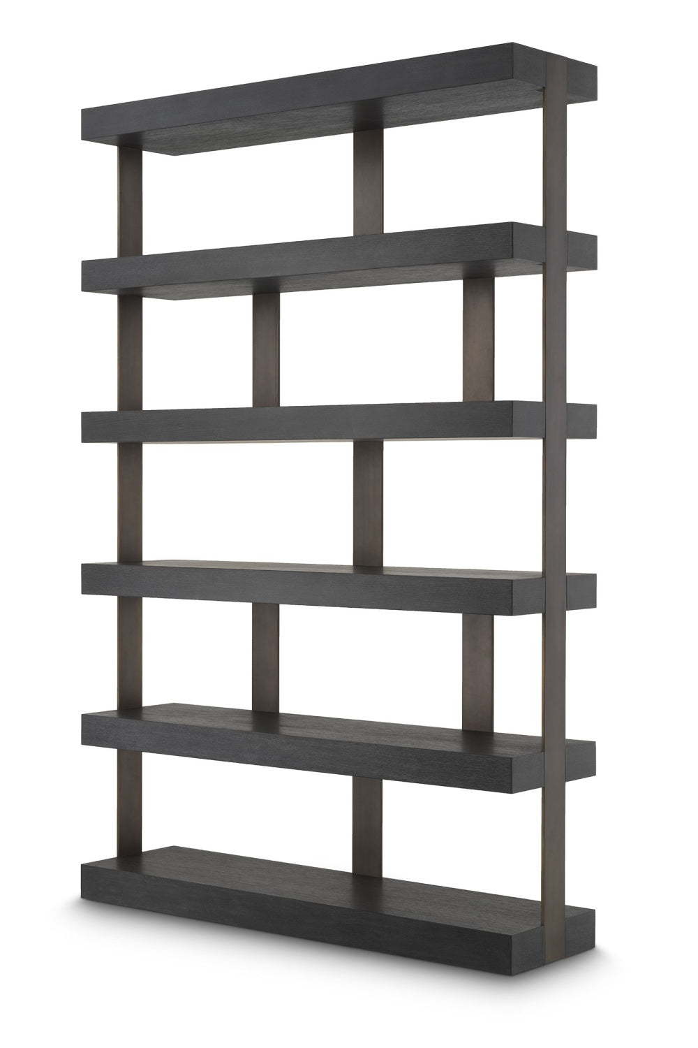 Bronze 5 Shelf Bookcase | Eichholtz Dalmar | OROA.com