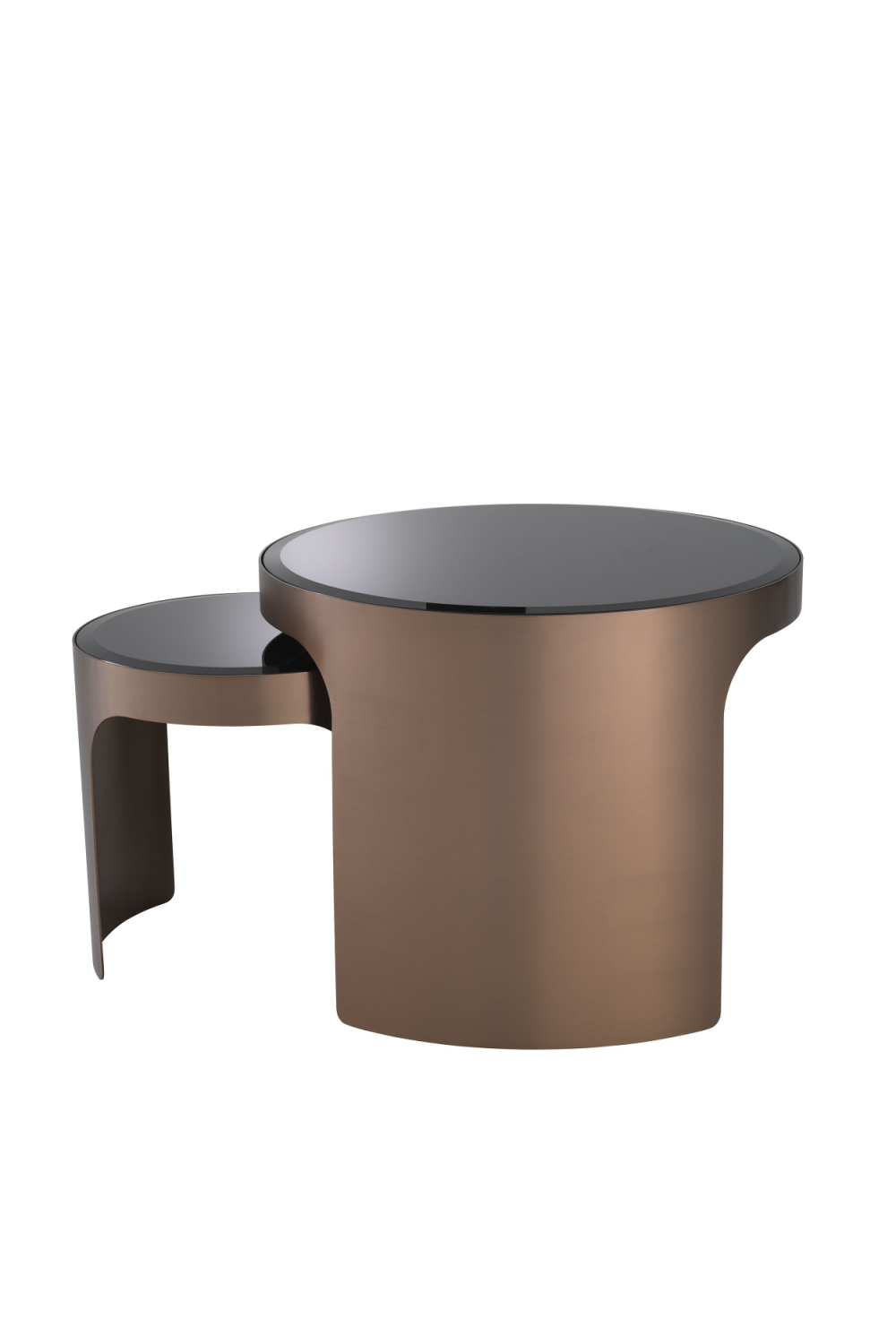 Round Copper Side Table Set (2) | Eichholtz Piemonte | Oroa.com
