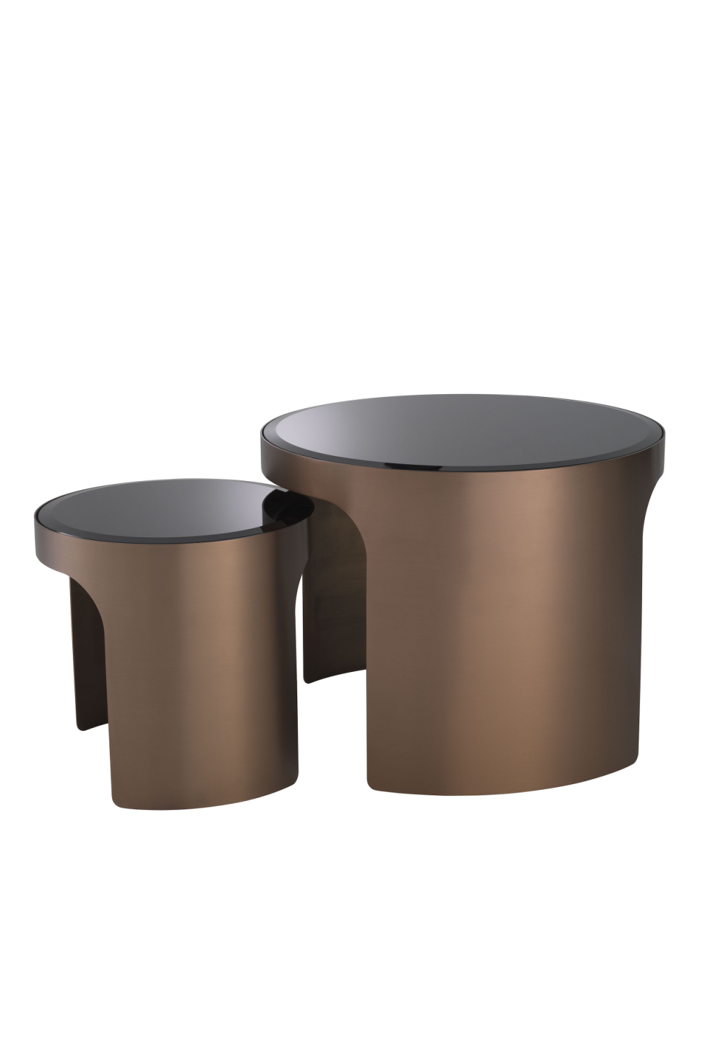 Round Copper Side Table Set (2) | Eichholtz Piemonte | Oroa.com