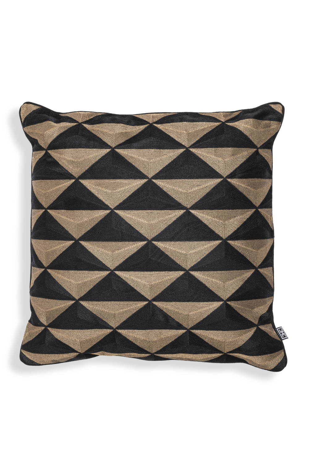 Black & Gold Square Pillow | Eichholtz Mist | Oroa.com