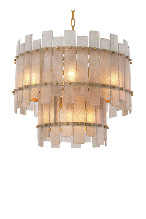 Frosted Hand-Blown Glass Chandelier | Eichholtz Caprera | OROA TRADE