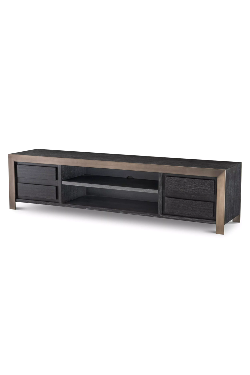 Metallic Framed Wooden TV Cabinet | Eichholtz Talbot | OROA.com
