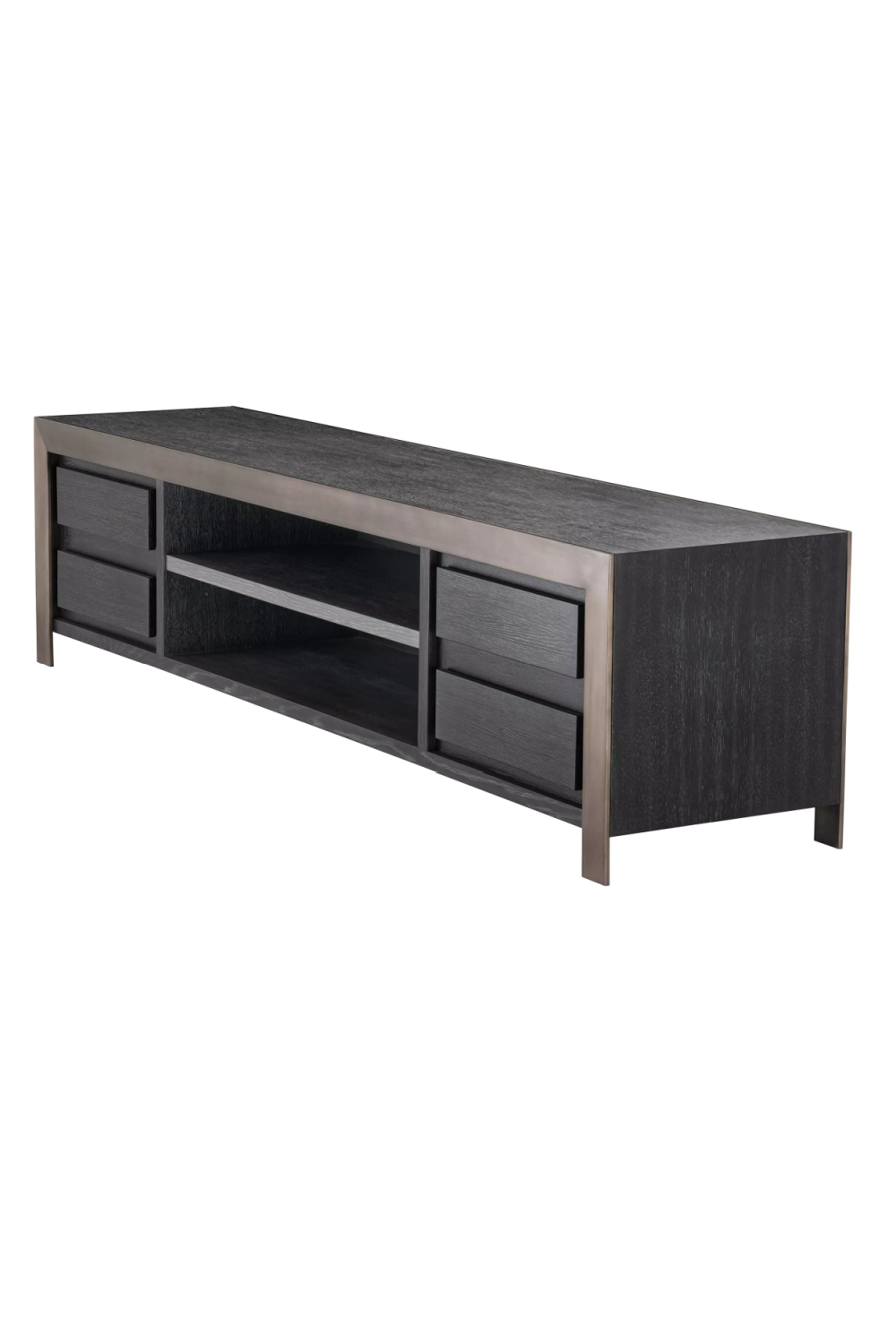 Metallic Framed Wooden TV Cabinet | Eichholtz Talbot | OROA.com