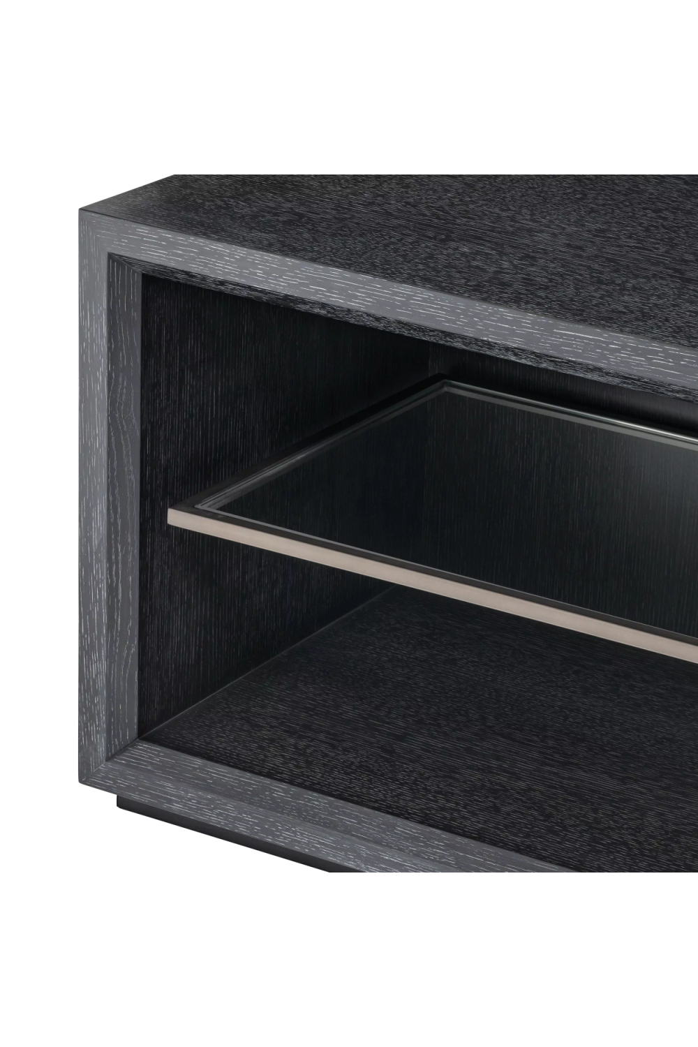 Black Wooden Modern TV Cabinet | Eichholtz Hennessey | OROA.com