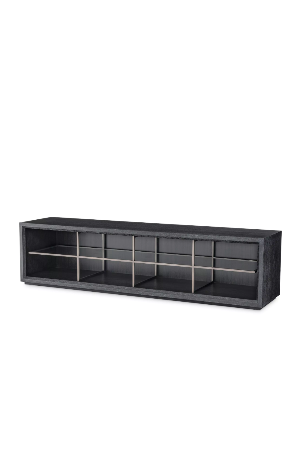 Black Wooden Modern TV Cabinet | Eichholtz Hennessey | OROA.com