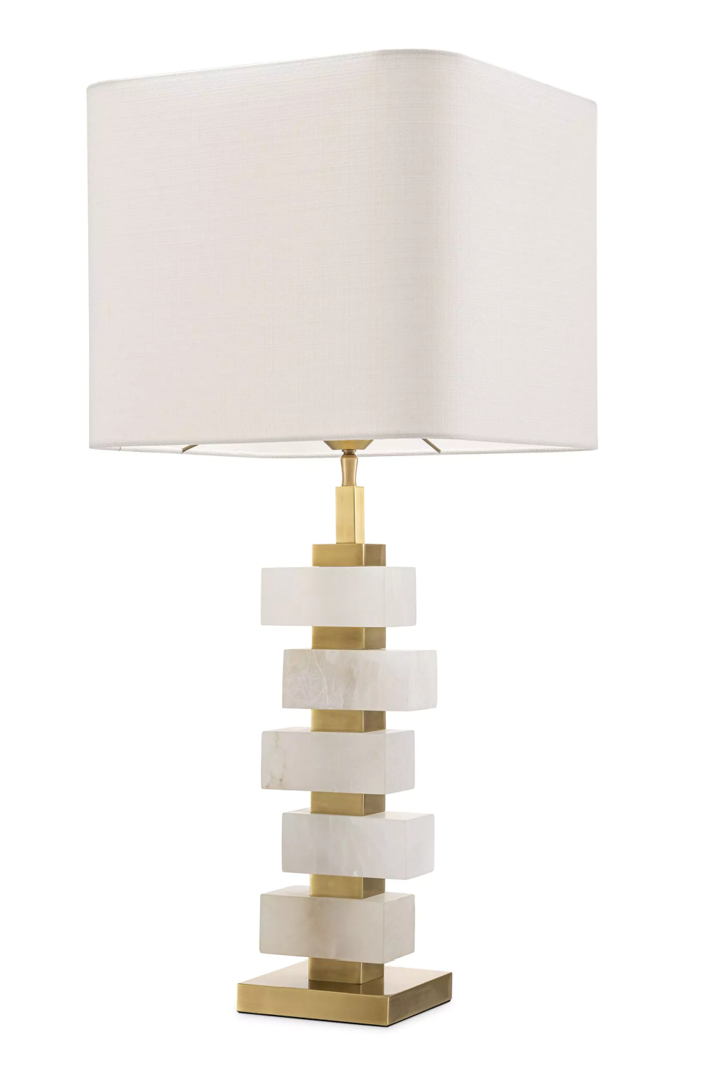 White Shade Modern Table Lamp | Eichholtz Amber | OROA.com