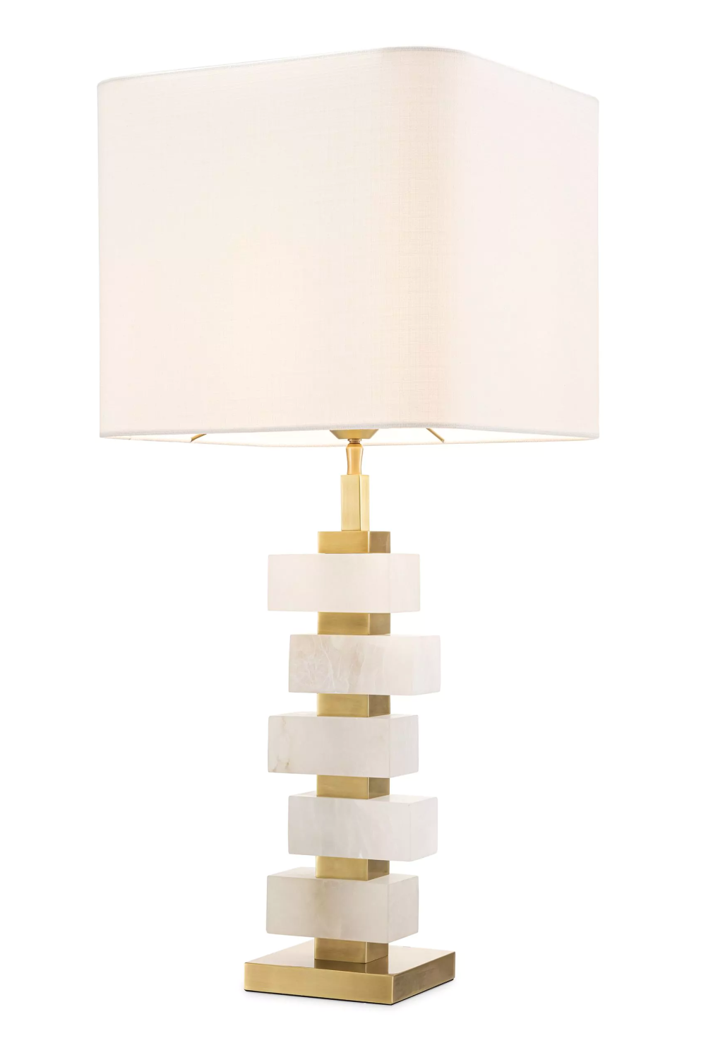 White Shade Modern Table Lamp | Eichholtz Amber | OROA.com