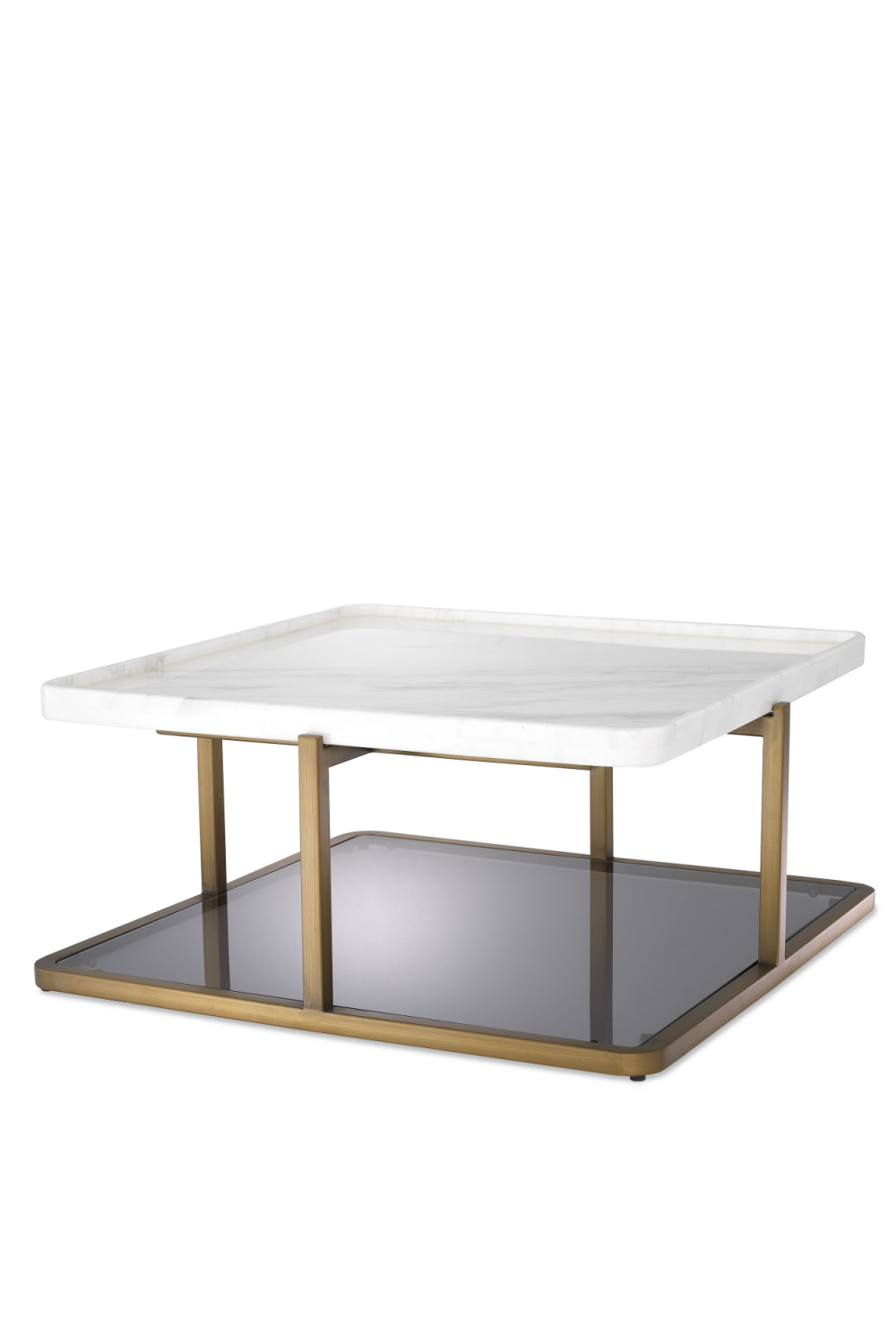 Square White Marble Coffee Table | Eichholtz Grant | OROA