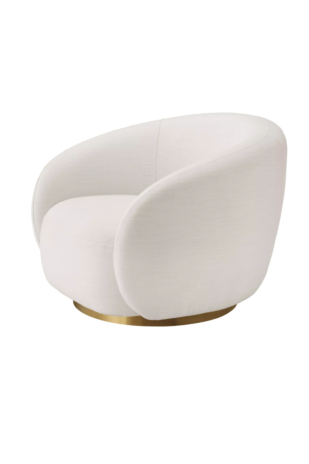 Round Upholstered Swivel Chair | Eichholtz Brice | Oroa.com