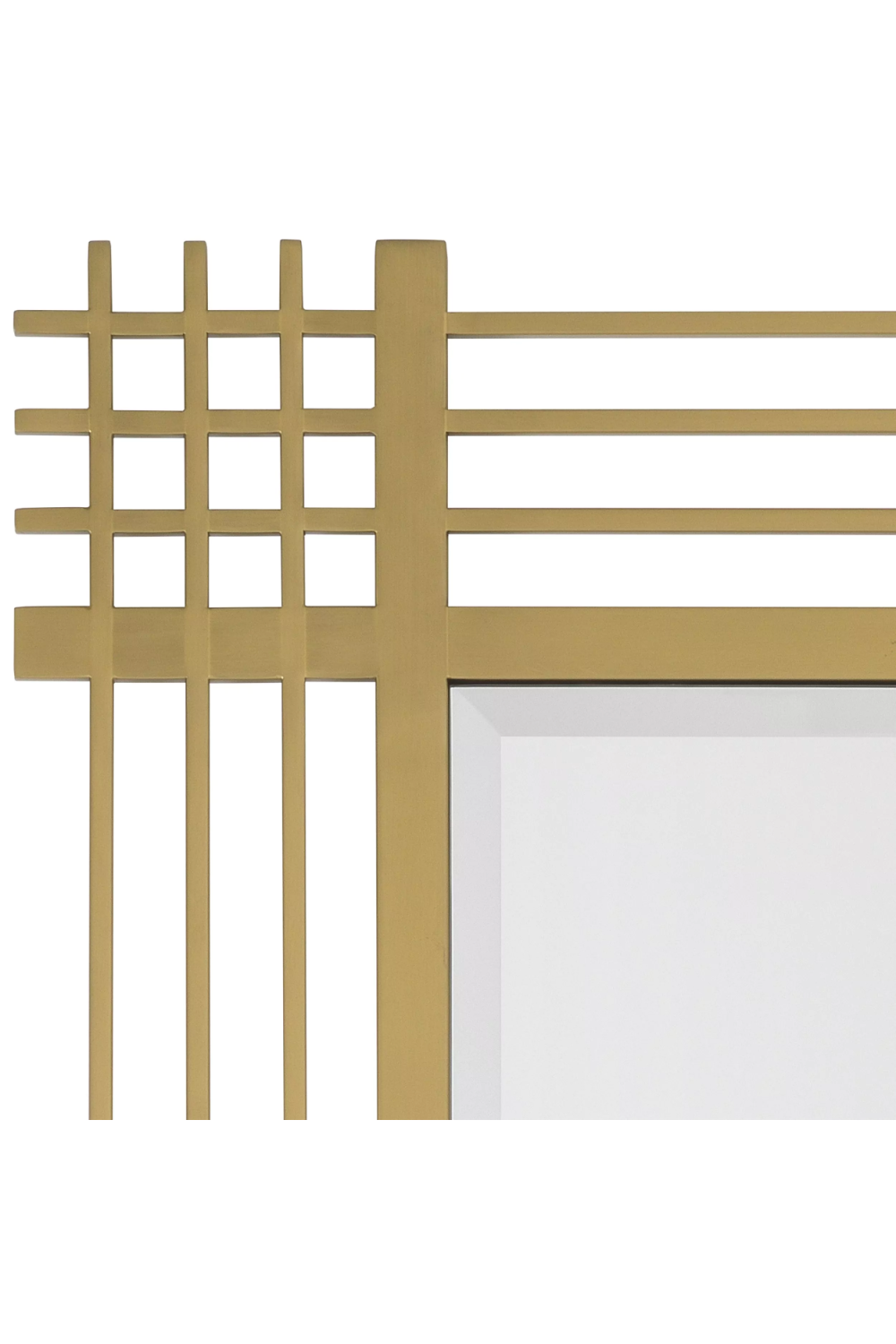 Rectangular Brass Framed Accent Mirror | Eichholtz Pierce | OROA.com
