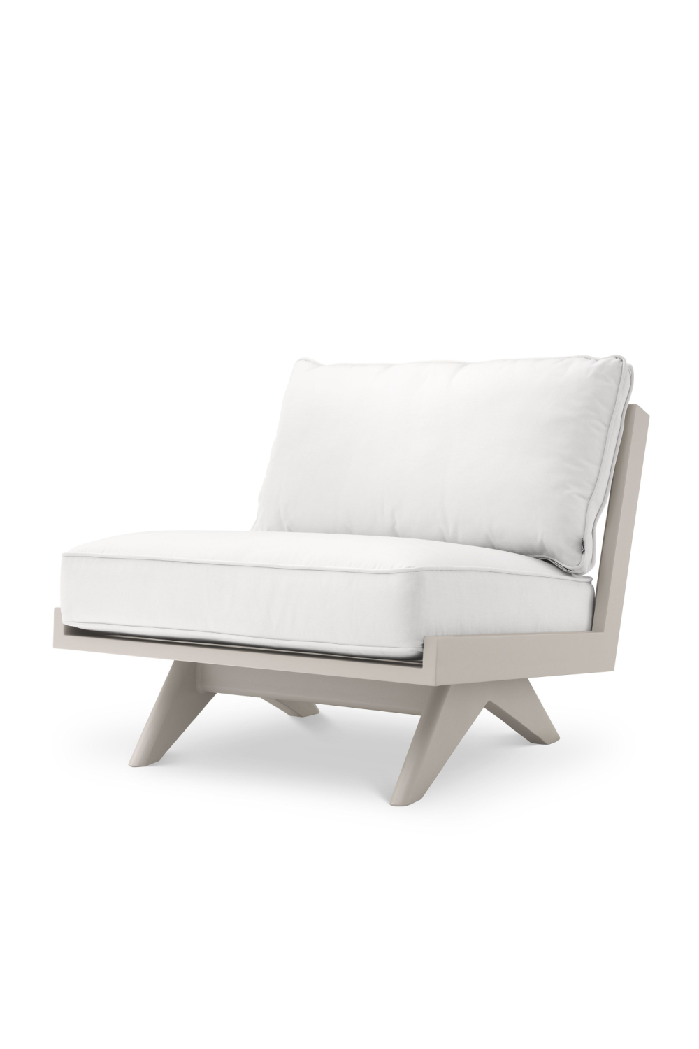 Sand Finish Cushioned Outdoor Chair | Eichholtz Lomax | Oroa.com