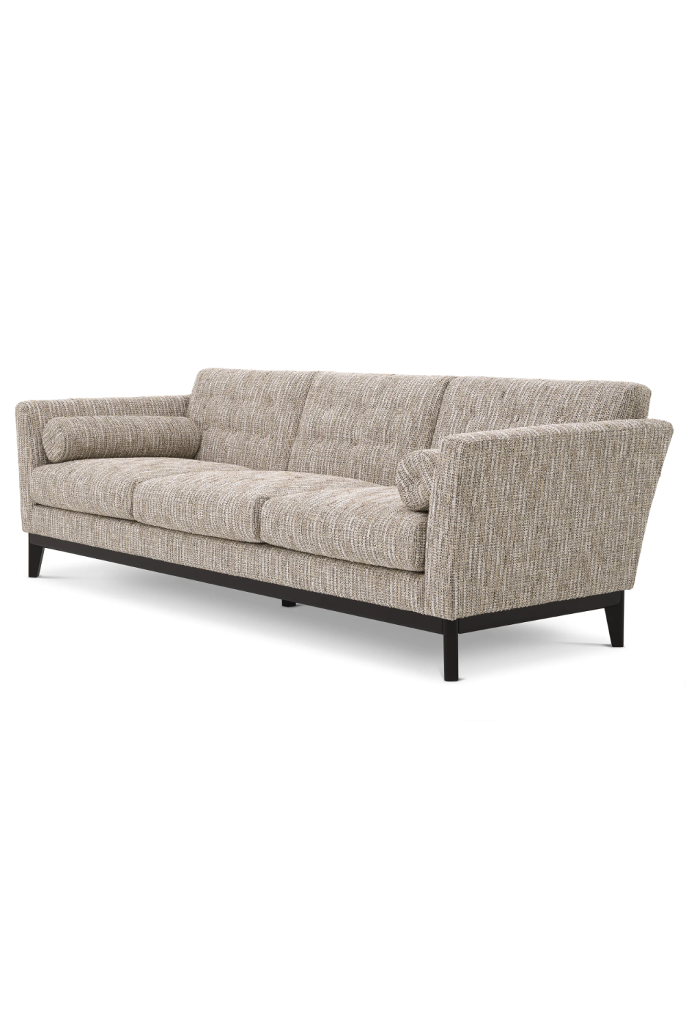 Mid century deals modern beige sofa