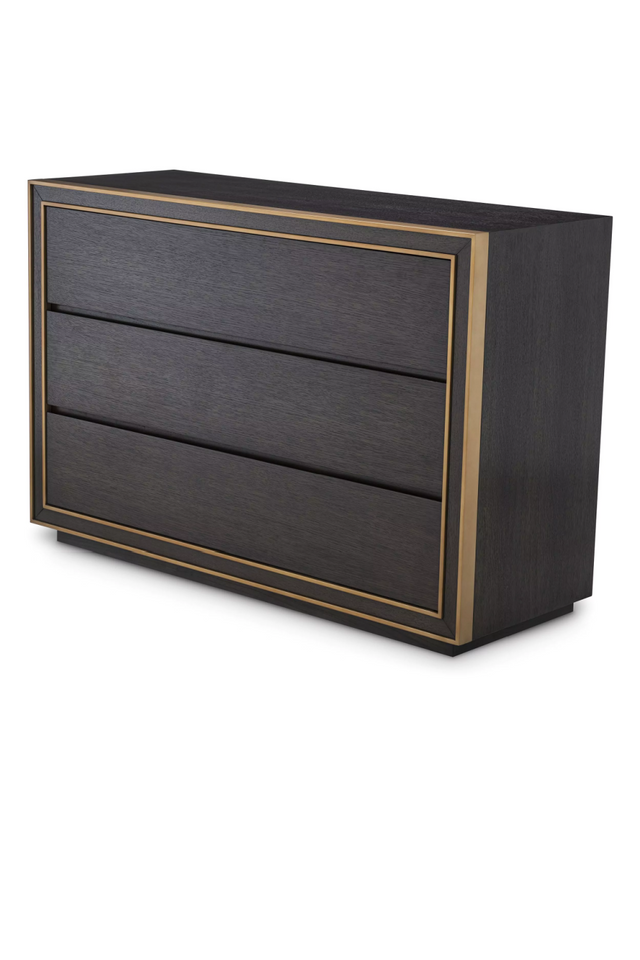Gold Rimmed Wooden Dresser | Eichholtz Camelot | OROA.com