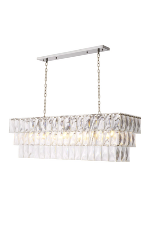 Rectangular Crystals Chandelier | Eichholtz Amazone | OROA