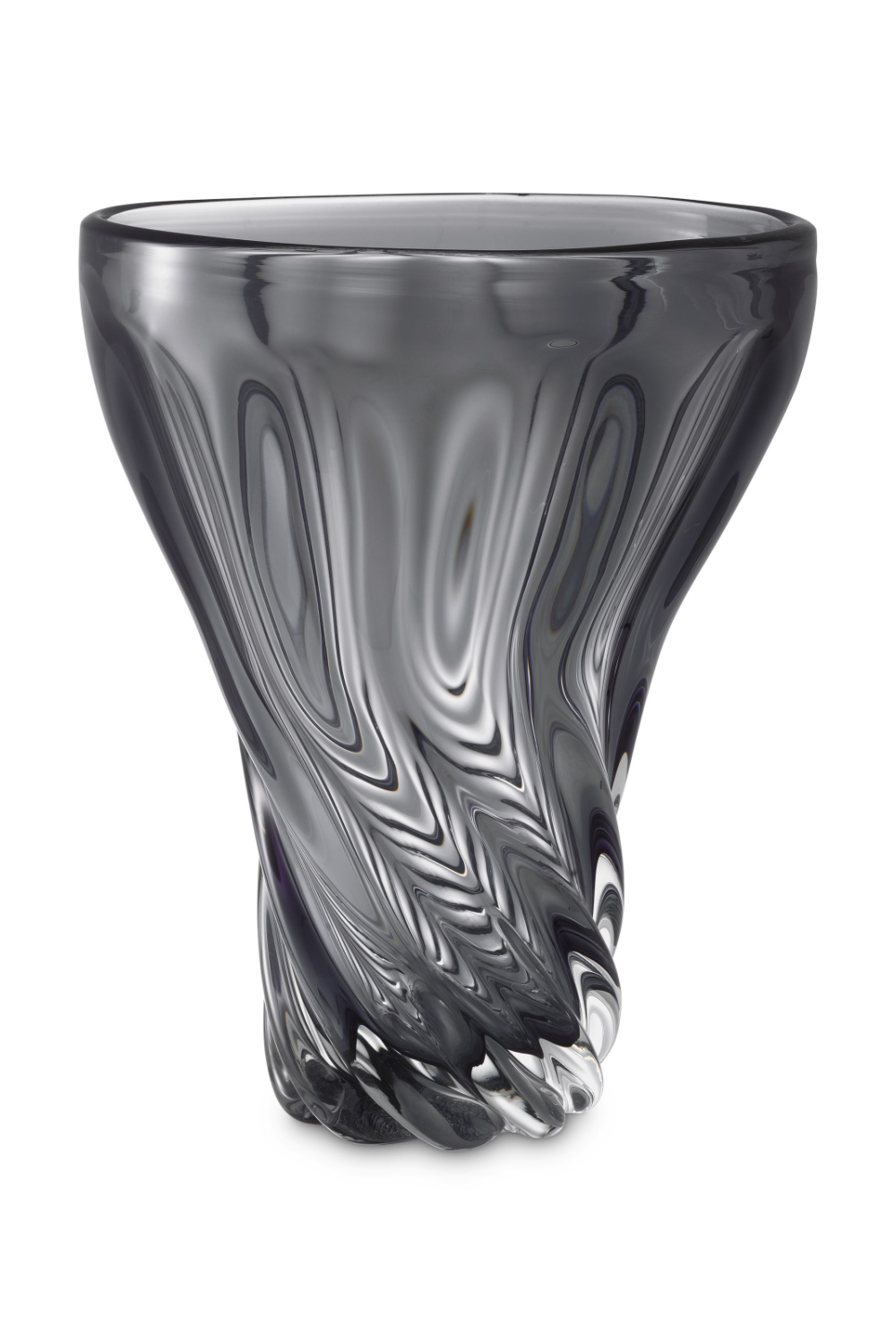 Gray Hand-Blown Glass Vase | Eichholtz Angelia | OROA.com