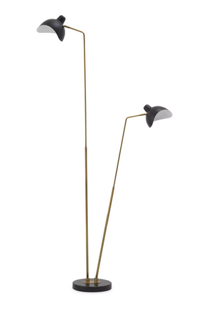 Industrial Double Floor Lamp | Eichholtz Asta | OROA.com