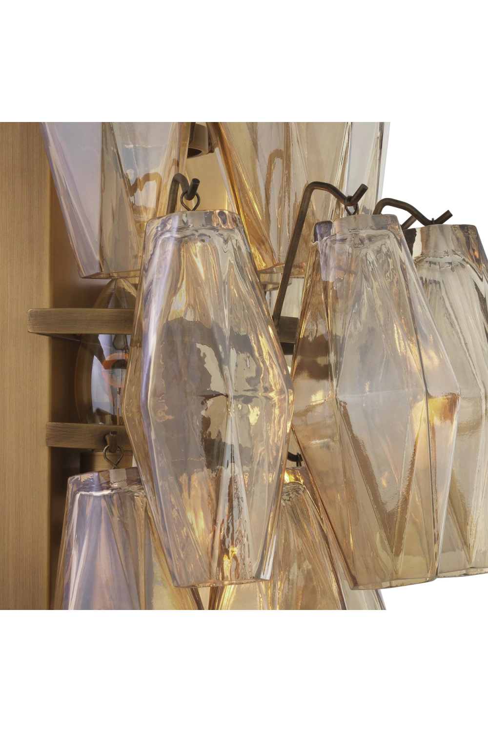 Diamond Amber Glass Wall Lamp | Eichholtz Benini | OROA TRADE