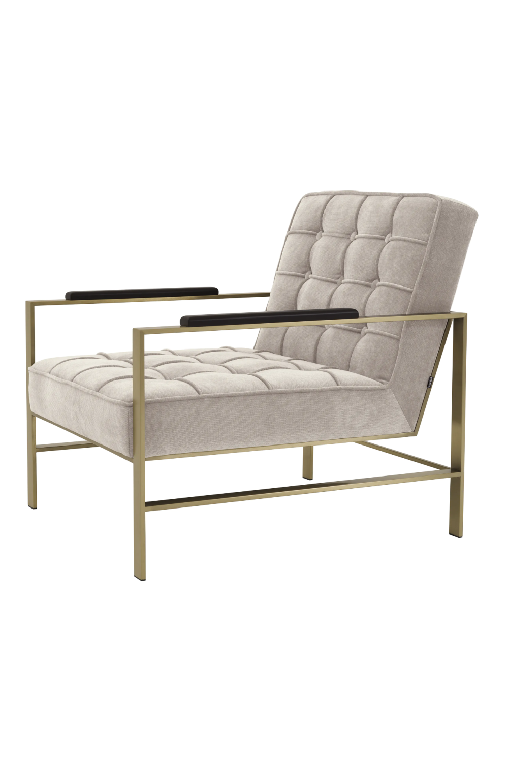 Gray Tufted Lounge Armchair | Eichholtz Ernesto | Oroa.com