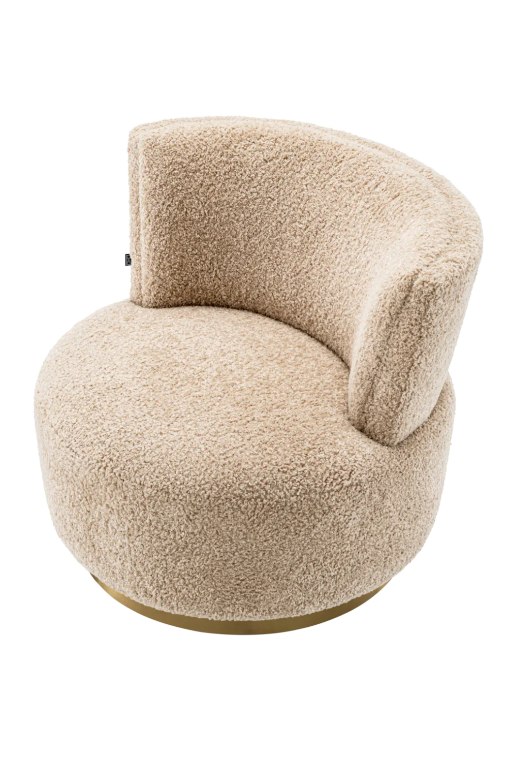 Beige Curved Swivel Chair | Eichholtz Alonso | Oroa.com